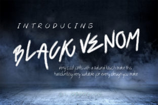 Black Venom Font: Bold & Unconventional