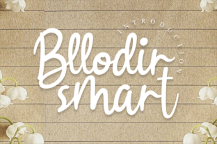 Bllodir Smart: A Handwritten Typeface for Thoughtful Editorial Design