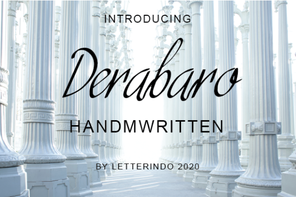 Derabaro: A Script Font with Elegance and Craft Appeal