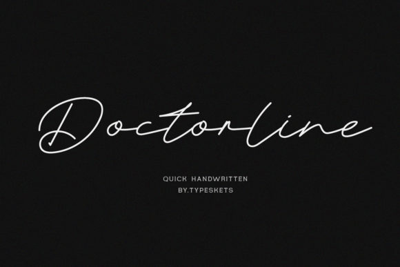 Doctorline: A Handwritten Font for Web Design