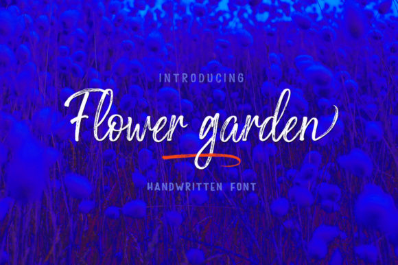 Flower Garden Font for Creative Projects