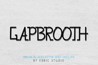Gapbrooth: A Friendly Handwritten Font