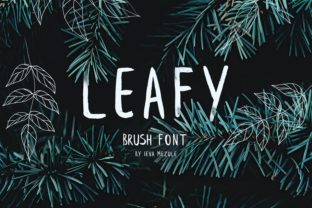 Leafy: A Handwritten Font for Creative Makers