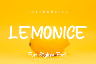 Lemonice: A Fun Handwritten Font for Creative Projects