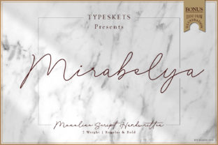 Mirabelya: A Sweet Handwritten Font