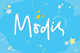 Modis: A Fun Handwritten Font for Editorial Design