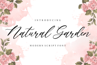Natural Garden Font for Business