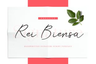 Rei Biensa: A Handwritten Font for Elegant Design