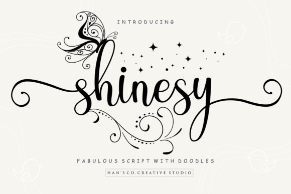 Shinesy Font: Elegant Handwritten Type